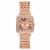 steel belt lady watch  woman student fashon bref square quartz wrst-watches