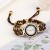 square Rome watch gem Bracelets  square belt watch+ square gem Bracelets