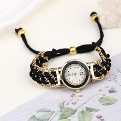 samll dal damond lady weave watch woman creatve fashon quartz watch-face watch