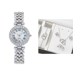fashon Rome pattern damond lady watch woman watch-face quartz watch-face Brace..