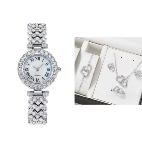 fashon Rome pattern damond lady watch woman watch-face quartz watch-face Bracelets woman style wrst-watches