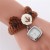 woman watch-face style lady watch three quartz damond watch-face gft wrst-watches