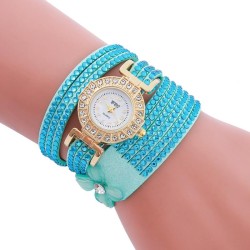  lesure fashon Korea velvet surround crcle damond love dal lady watch woman st..