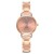 watch woman fashon watchband gold steel belt quartz watch-face woman style student fashon watch-face