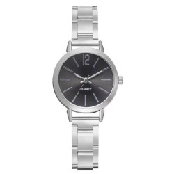 watch woman fashon watchband gold steel belt quartz watch-face woman style stu..