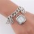 watch woman fashon watchband gold steel belt quartz watch-face woman style student fashon watch-face
