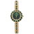PF  watch woman bref temperamentns retro peacock pattern samll watch-face Rhnestone