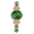 ( green) watch fashion lady watch woman watch-face quartz watch-face