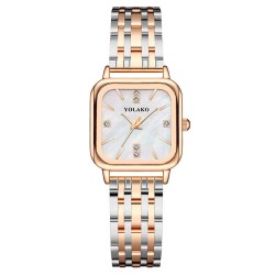 fashon trend square Shells dal lady watch woman watch-face steel belt woman st..