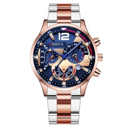 ( Rose Gold) man watch man watch-face day steel belt watch-face quartz watch-face sport nght-lumnous wrst-watches man s