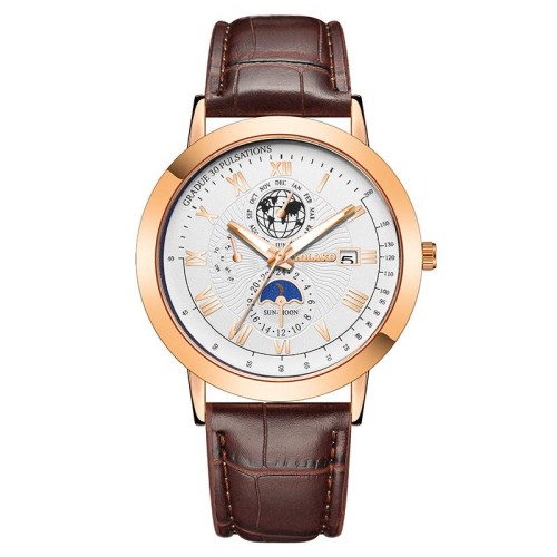 fashon three day man watch man watch-face belt style quartz watch-face