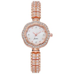  flowers damond lady watch woman watch-face Bracelets woman style