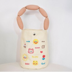 (  pink)handbag high capacity bag canvas bag day bag portable