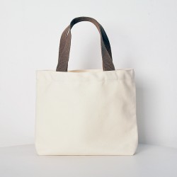( Beige  )pure color samll handbag candy student bag lovely canvas bag