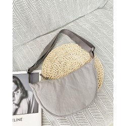 ( gray)U same style summer messenger bag woman new bag Nylon samll bag all-Purpose Shoulder bag