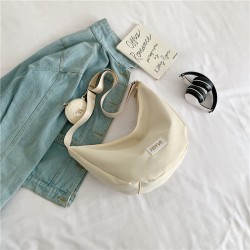 ( white)Nylon bag day all-Purpose messenger bag leisure high capacity canvas bag summer shoulder bag