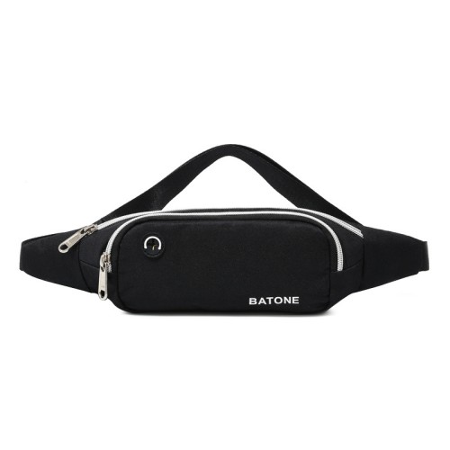 ( black) bag man sport belt bag bag woman style samll Waterproof wear-resisting