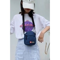 ( Navy blue) bag samll bag man woman bag student all-Purpose samll bag Mini canvas bag