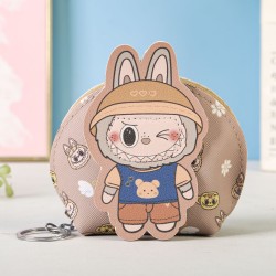 lovely fashionlabubu coin Purse key bag pendant cartoon