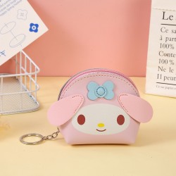 ( Pink)Korean style lovely coin Purse cartoon color rabbit coin Purse claw fin..