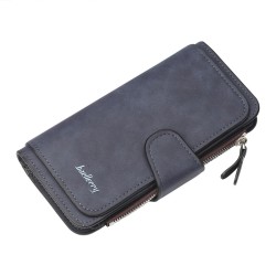 ( Dark blue)long style lady coin bag woman style high buckle coin Purse more b..