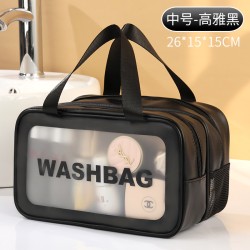 ( black ) high capacity bag transparent bag bag
