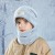 child hat Winter velvet warm two man girl Outdoor velvet hedging