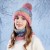 Winter warm hat two velvet thick gradual change color knitting woolen fashion all-Purpose hedging