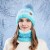 Winter warm hat two velvet thick gradual change color knitting woolen fashion all-Purpose hedging