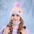 Winter warm hat two velvet thick gradual change color knitting woolen fashion all-Purpose hedging