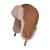 Winter Outdoor wind hedging big head thick velvet warm hat woman