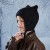 child hat Winter man woman Outdoor warm hedging cartoon lovely cat knitting woolen