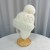 Winter velvet hedging warm belt knitting Korean style fashion woolen hat woman
