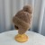 Winter velvet hedging warm belt knitting Korean style fashion woolen hat woman