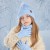 child hat gloves three hedging woolen man girl Outdoor warm knitting