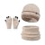 child hat gloves set Winter velvet knitting woolen Outdoor warm hedging