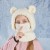child hat cartoon lovely samll surface Winter Outdoor velvet warm knitting woolen