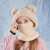 child hat cartoon lovely samll surface Winter Outdoor velvet warm knitting woolen