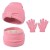 child hat gloves set Winter Outdoor hedging man woman warm knitting woolen