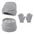 child hat gloves set Winter Outdoor hedging man woman warm knitting woolen