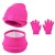 child hat gloves set Winter Outdoor hedging man woman warm knitting woolen