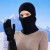 Winter hedging hat woman warm knitting woolen surface