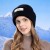 Winter hedging hat woman warm knitting woolen surface