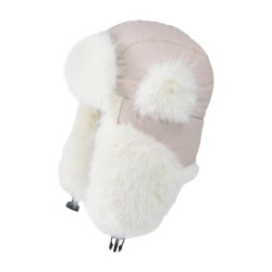 (  Beige)Winter thick velvet hat woman Outdoor wind hedging occidental style big head warm