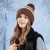 Winter warm knitting all-Purpose fashion hedging hat woman woolen