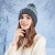 (  lattice)Winter warm knitting all-Purpose fashion hedging hat woman woolen