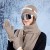 Winter hat gloves three fashion all-Purpose hedging warm knitting woolen woman