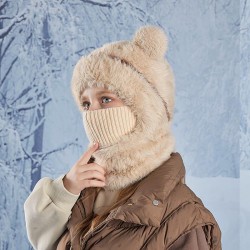 child hat Winter warm wind hedging knitting woolen velvet samll surface