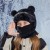 child hat Winter warm wind hedging knitting woolen velvet samll surface