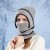Winter hedging hat lady velvet surface warm wind knitting woolen